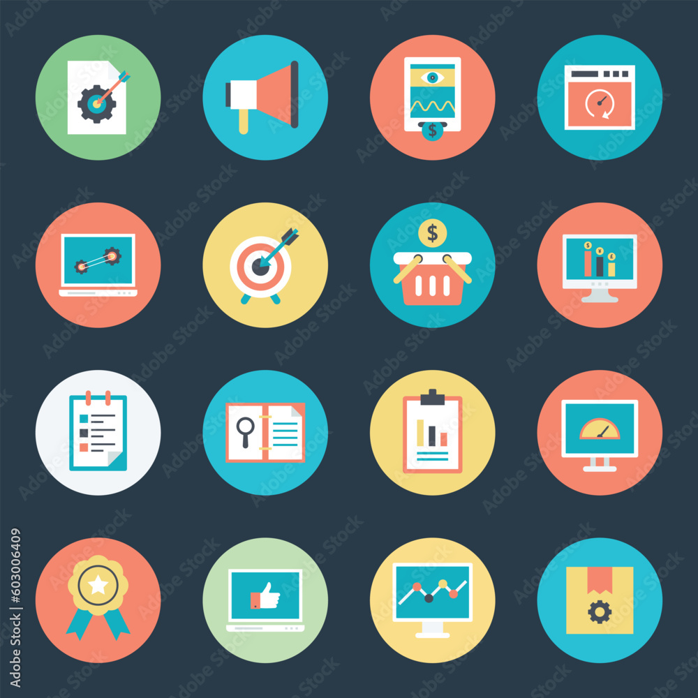 Set of Internet Marketing Fat Icons
Set of Internet Marketing Fat Icons