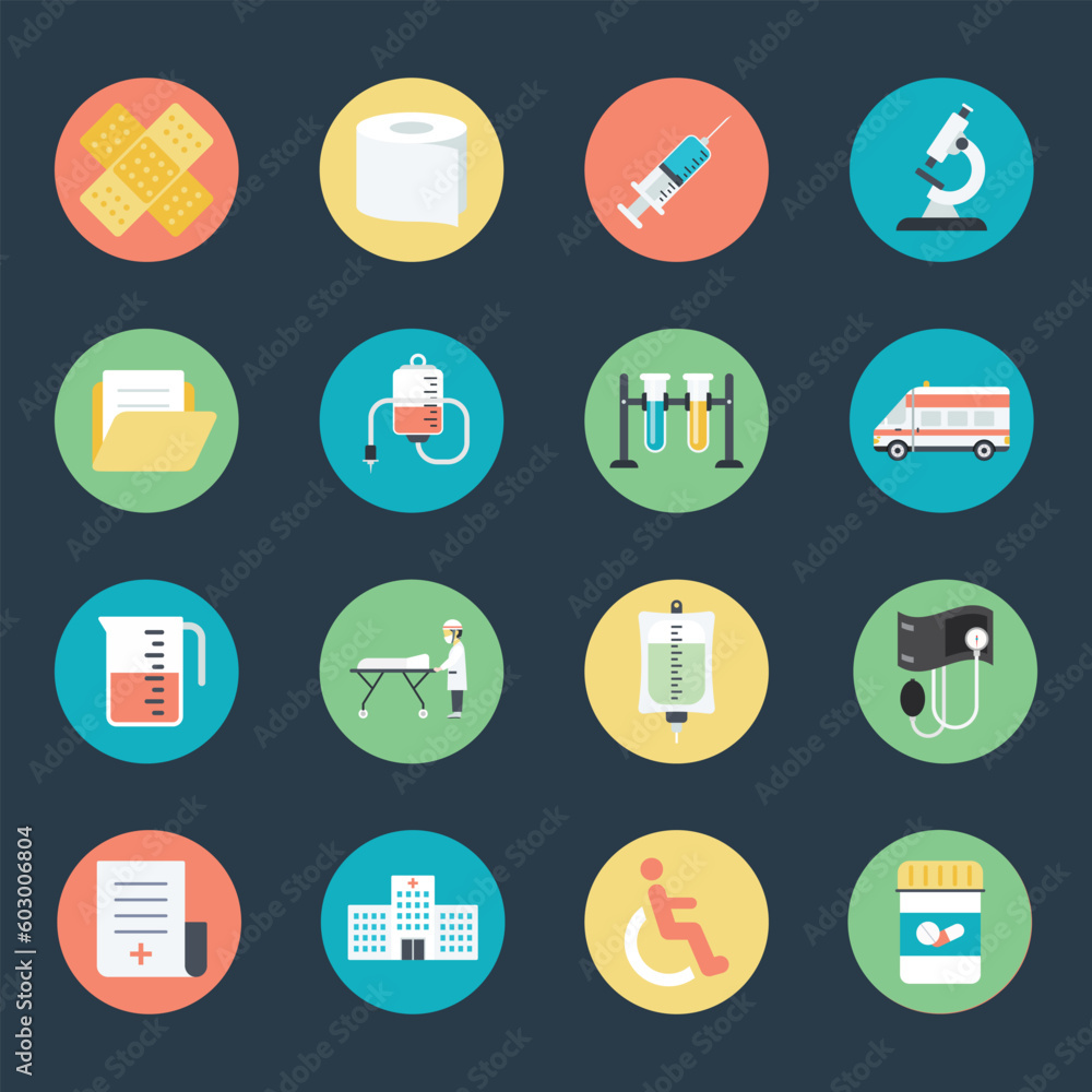 Pack of Medical Flat Icons
Pack of Medical Flat Icons