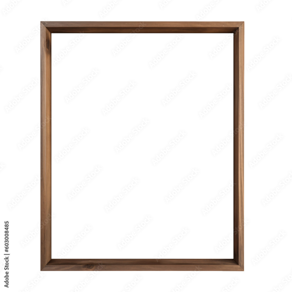 Thin wood frame 8x10 natural brown color Thin wood frame 8x10 natural brown color