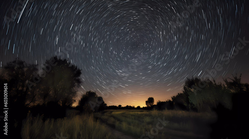 time lapse of stars