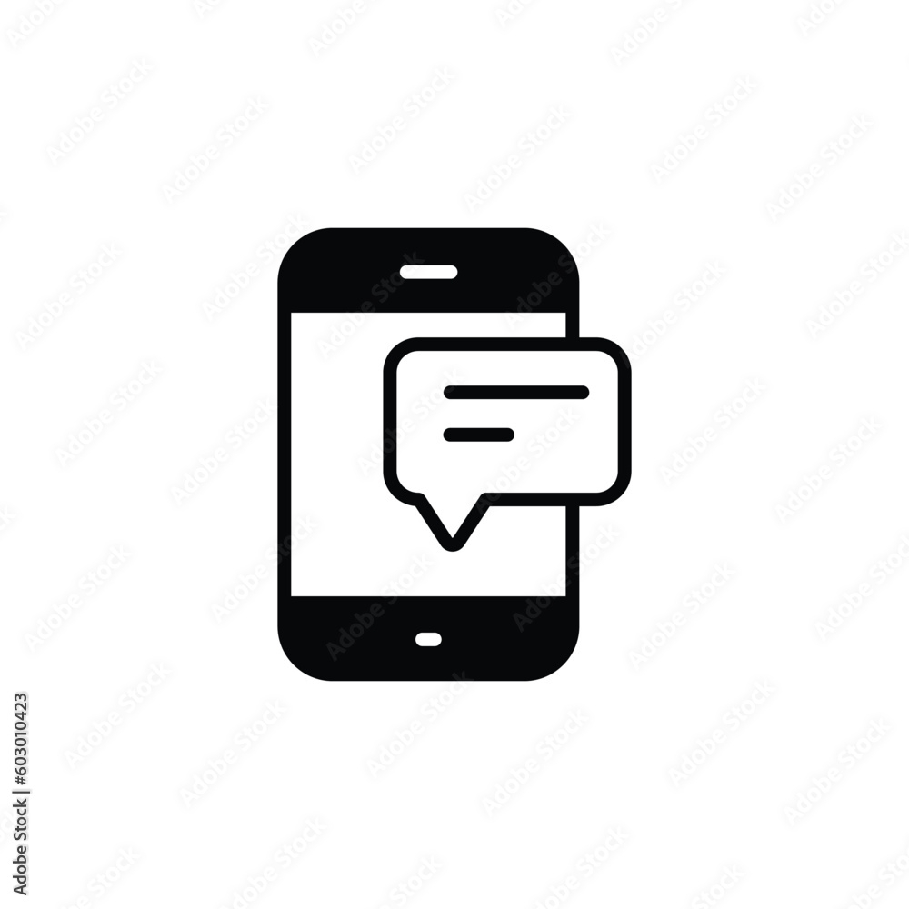 Chat icon design with white background stock illustration Chat icon design with white background stock illustration