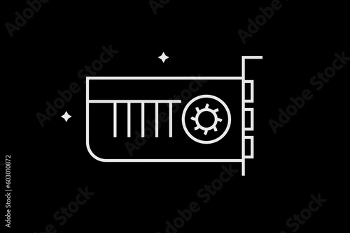 Geometric graphics card illustration. in flat style design. Vector flat icon.	
