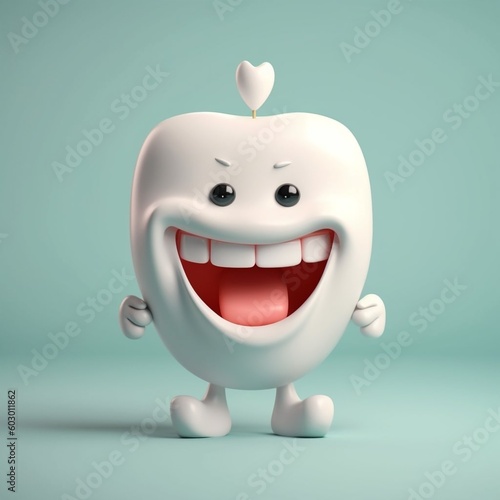 AI generated Tooth Mascot