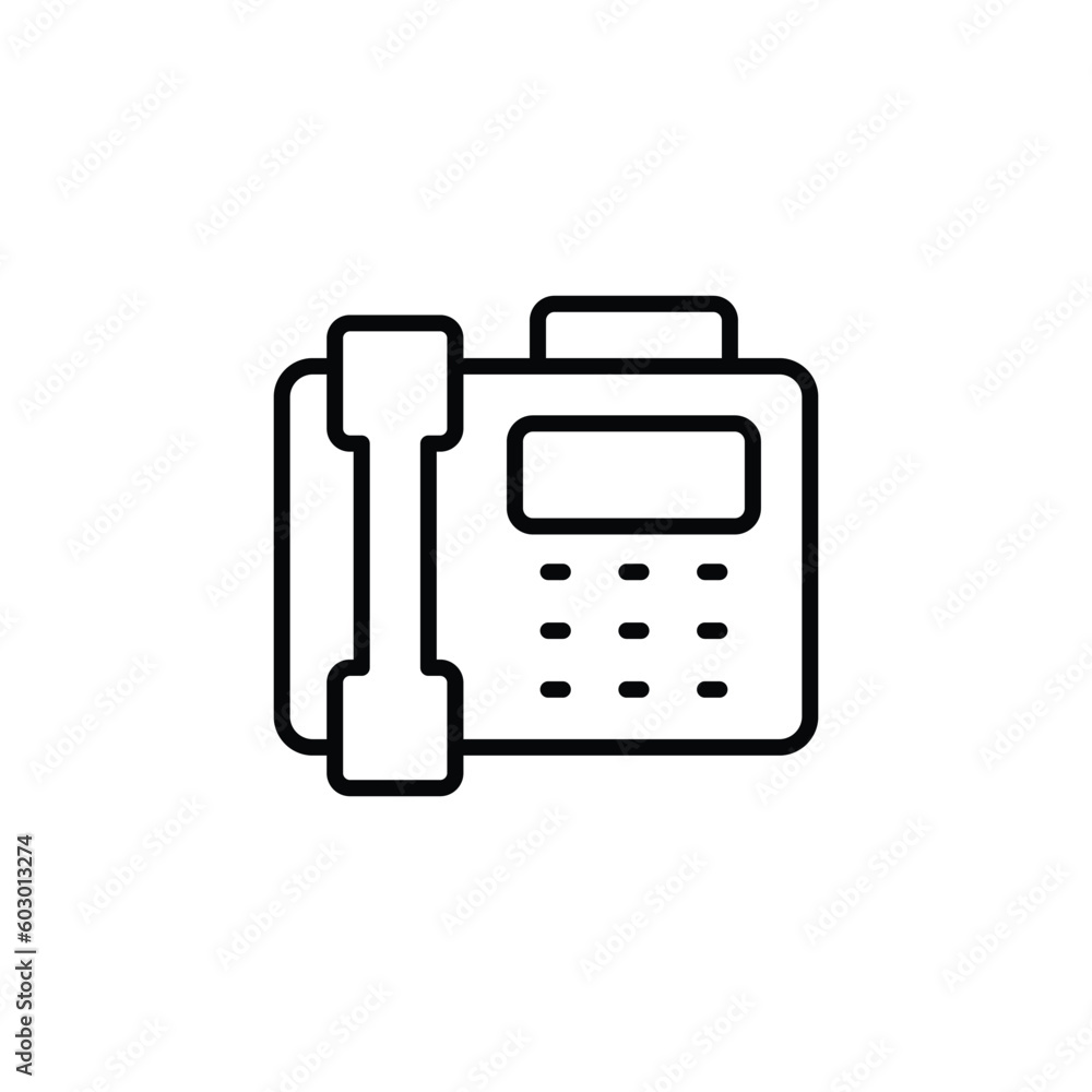 Telephone icon design with white background stock illustration Telephone icon design with white background stock illustration