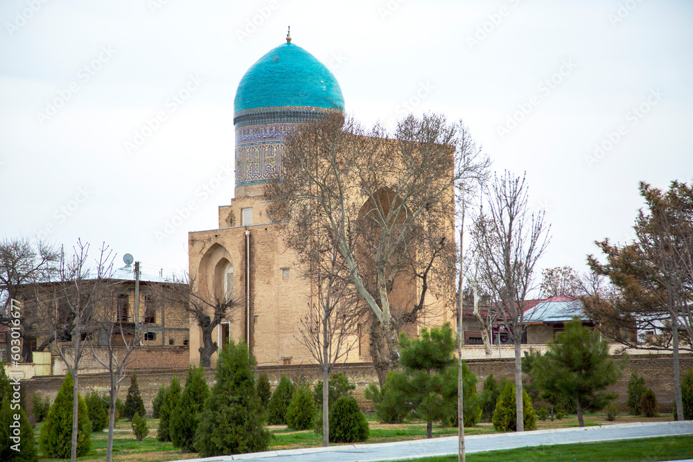 Architectural monument in the city of Samarkand