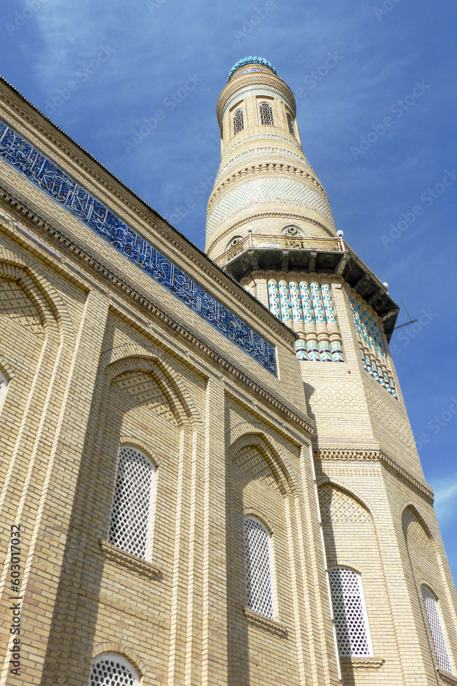 The building of the mosque of the 19th century in the city of Andijan