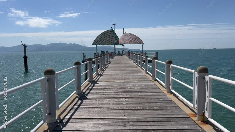 The strand pier in Townsville Queensland, Australia. The strand pier in Townsville Queensland, Australia.