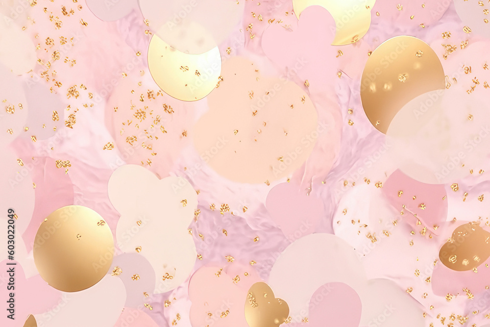 luxury sweet pink and gold foil abstract background luxury sweet pink and gold foil abstract background
