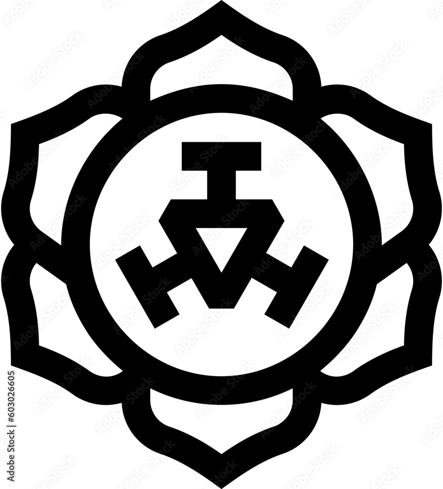 Manipura icon. Manipura line art icon for apps and websites. Stock