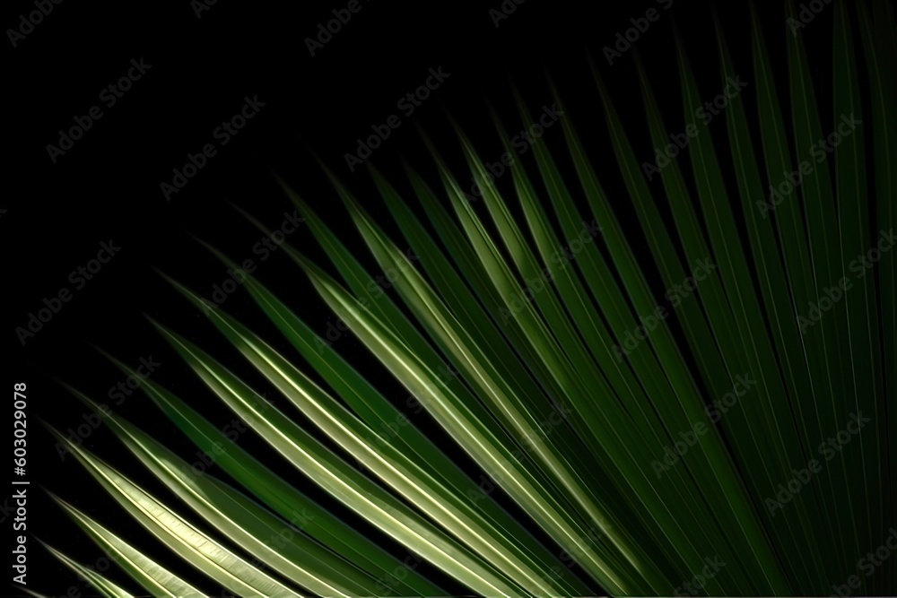 Palm tree leaf Palm tree leaf