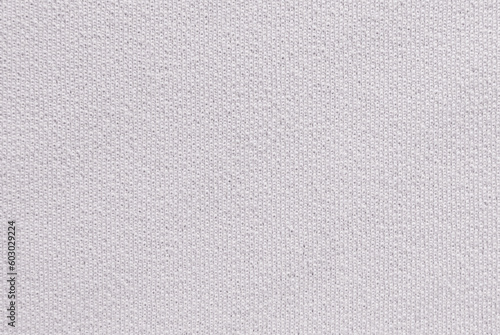 White boucle cotton fabric texture as background 
