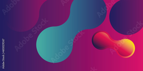 Abstract background colorful  metaballs. Metaballs Seamless Pattern geometric wallpaper vector design.	