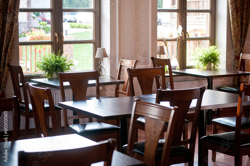 Obraz na płótnie Hotel, restauracja, elegancja, wnętrze w salonie