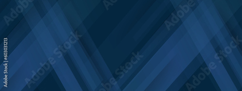 Bright blue abstract background geometry with layer element vector for presentation design