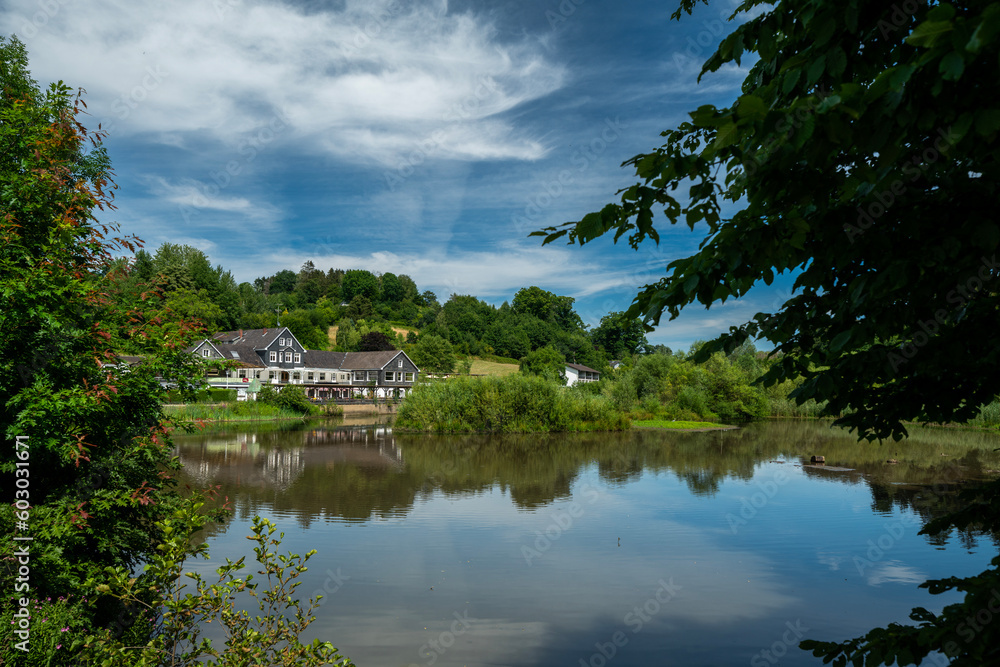 Ophovener Weiher lake in Leverkusen