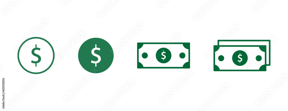 Money. Line Icon Vector, payment system, coins and dollar cent sign isolated on white background, business concept, money sign isolated, Vector illustration Money. Line Icon Vector, payment system, coins and dollar cent sign isolated on white background, business concept, money sign isolated, Vector illustration