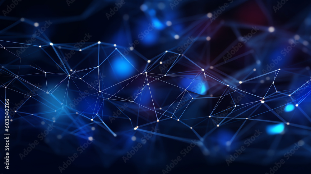 elegant modern connection network lines wallpaper. generative AI elegant modern connection network lines wallpaper. generative AI