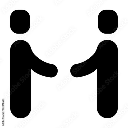 Business deal icon