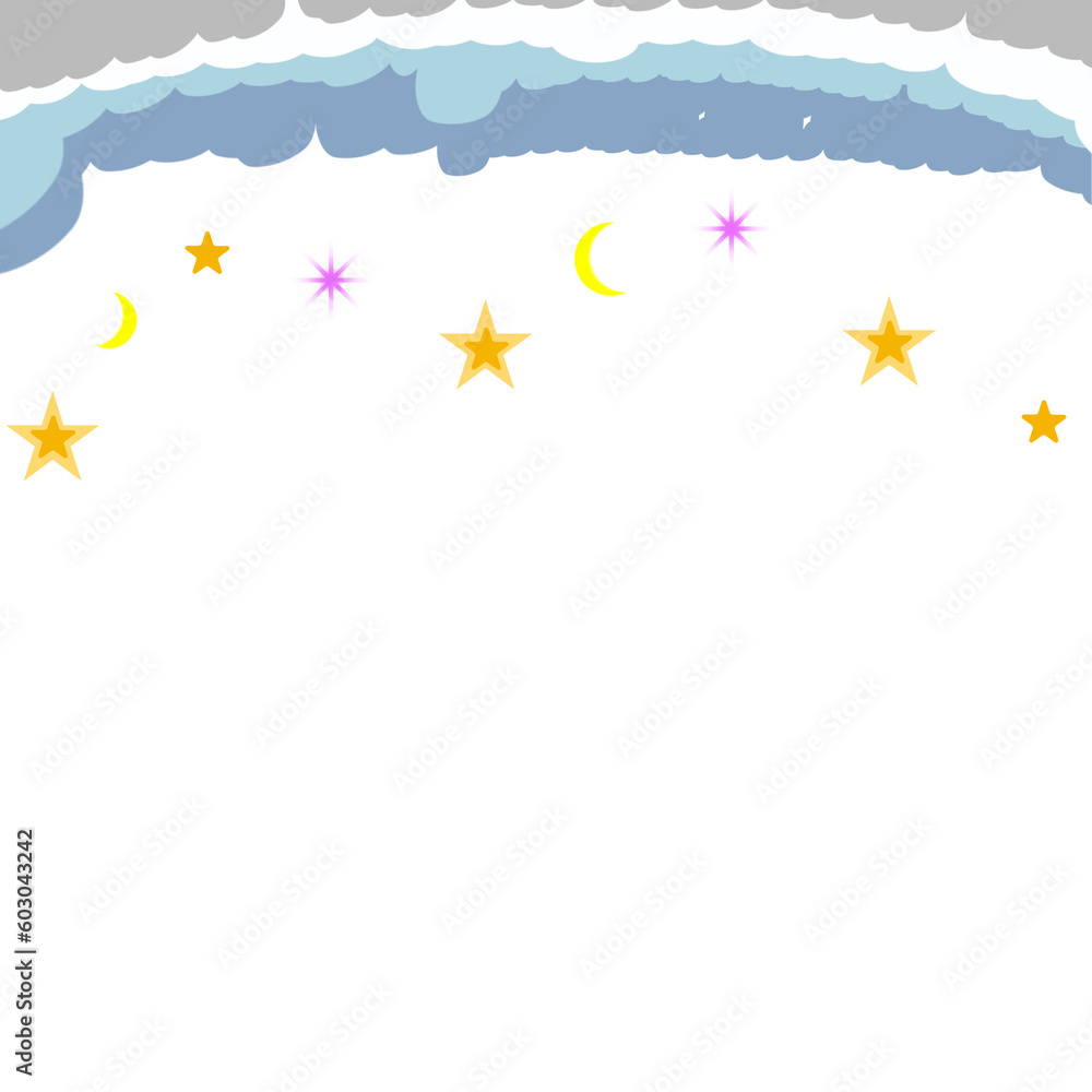 Obraz premium frame with clouds