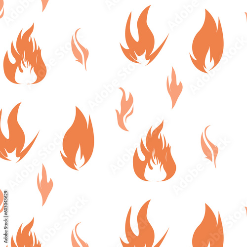 Tongues of fire background