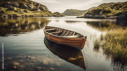 boat on the lake