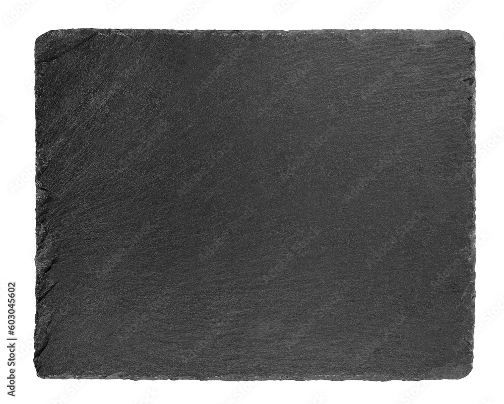 Stone slab in black color isolated from the background. Stone slab in black color isolated from the background.