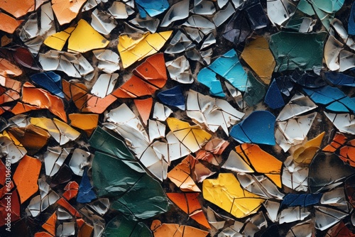 blue and orange background glass © SamuelSouza