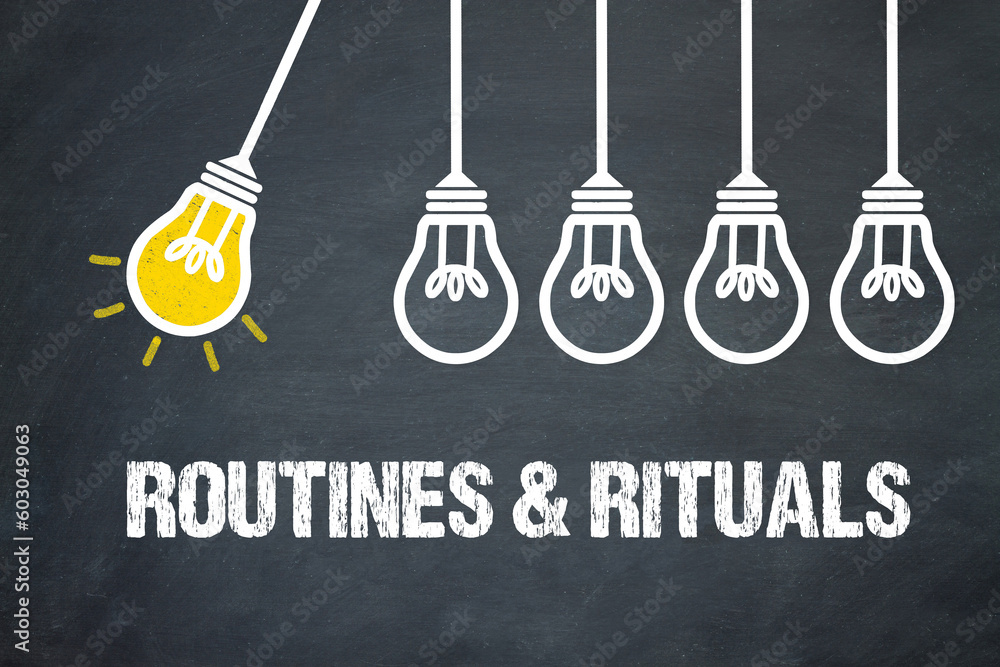Fototapeta premium Routines & Rituals