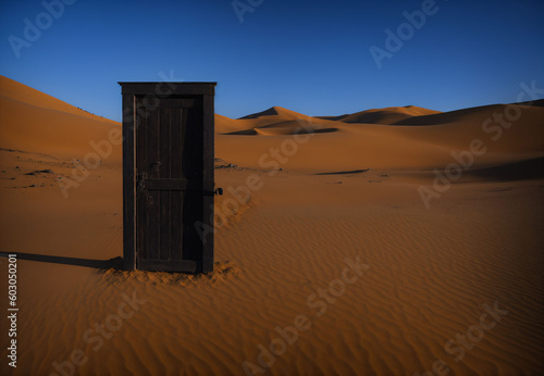 Door in desert