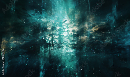 random dark aura background wallpaper. generative AI