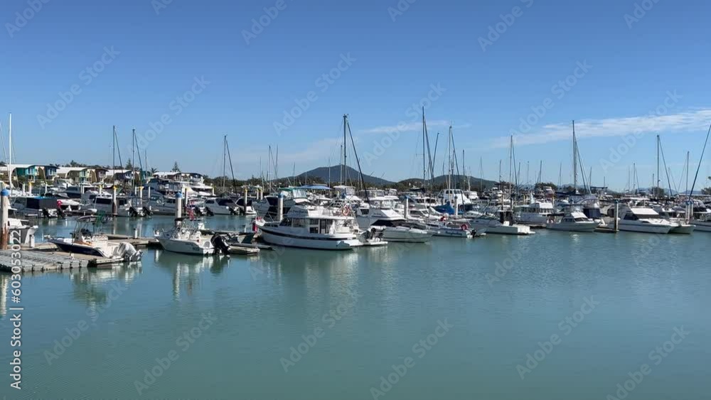 Sail boats moor in Yeppoon Marina. Yeppoon known as the capital of the Capricorn Region and the gateway to the Keppel Island Group and the Southern Great Barrier Reef. Sail boats moor in Yeppoon Marina. Yeppoon known as the capital of the Capricorn Region and the gateway to the Keppel Island Group and the Southern Great Barrier Reef.
