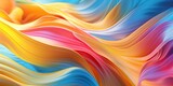 Abstract multicolored swirling background, generative ai