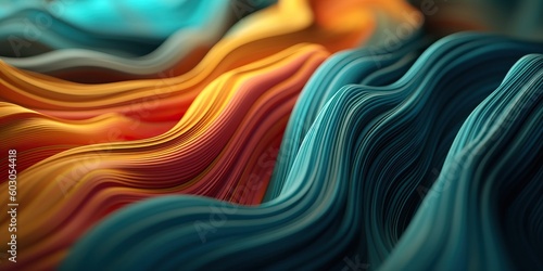 Abstract soft flowing background, generative ai