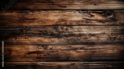 Wallpaper Mural Rustic Charm: The Aesthetic of an Old Brown Wood Texture by Generative AI Torontodigital.ca