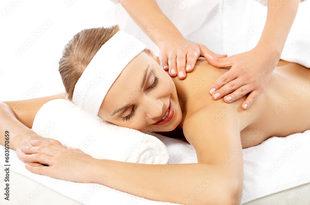 Young beautiful and relaxed lady taking spa treatment Young beautiful and relaxed lady taking spa treatment