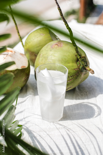 Fresh coconut  photo