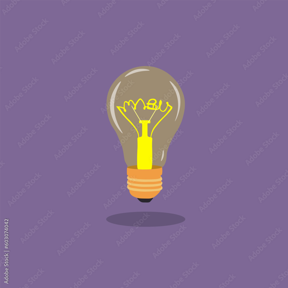 Light bulb vector clipart illustration Light bulb vector clipart illustration