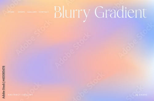 Abstract blurred purple and orange gradient mesh background. Colorful smooth soft colored wave vector illustration For Wallpaper, Banner, Card, Book Illustration, landing page