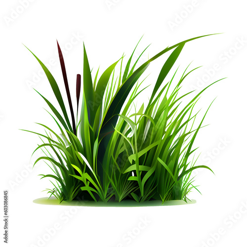 Green grass Transparent clip art Ai generated image