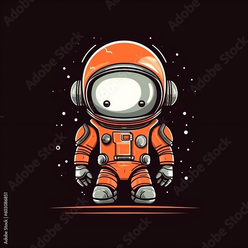 Wallpaper Mural Space Man. Astronaut. Cartoon. Spaceout Torontodigital.ca