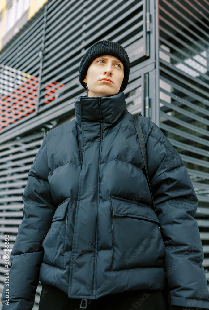 portrait of androgyne person portrait of androgyne person