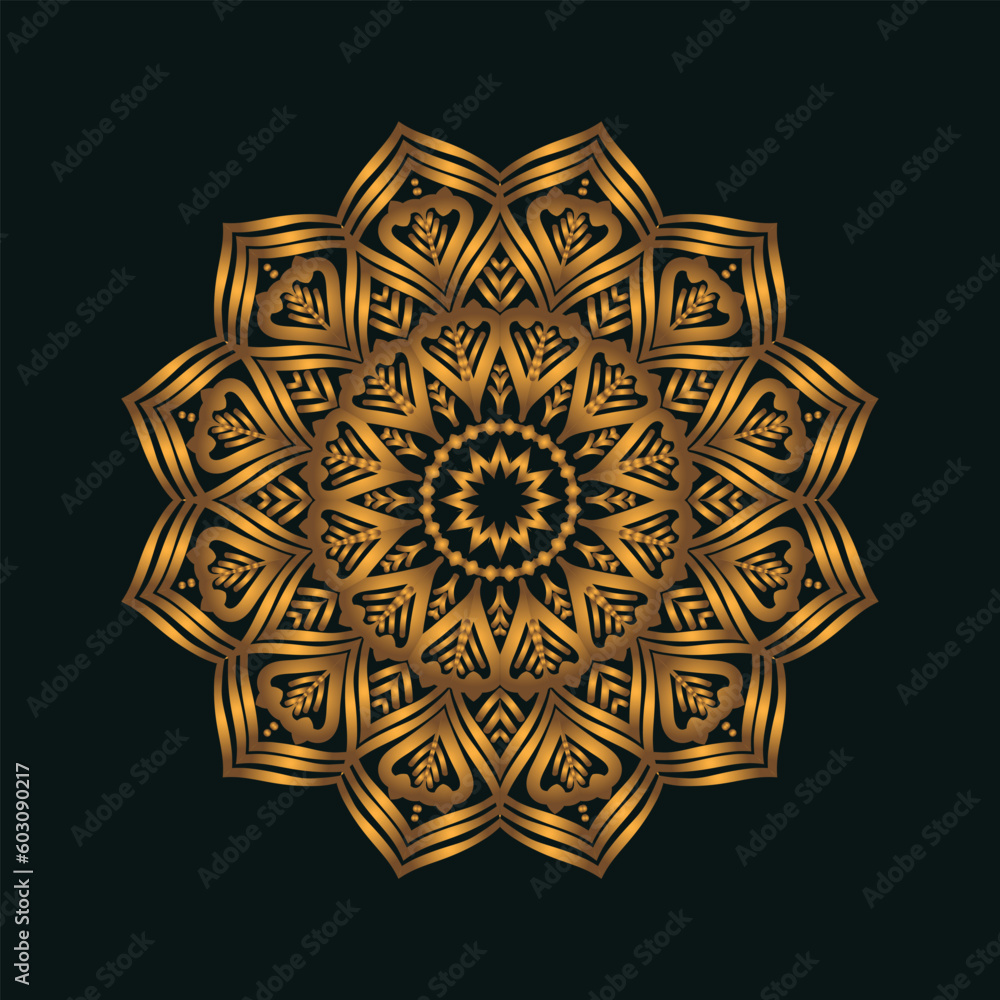 Mandala New Mandala Design Gold Mandala Vector Art Pattern Design