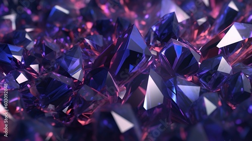 Modern Abstract Background with crystals