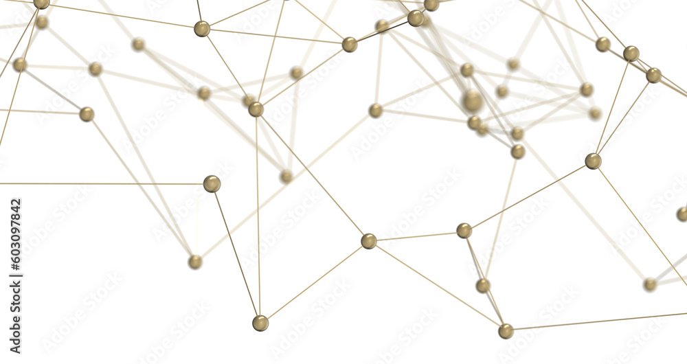 Gene lines and nodes, biological gene structure, 3d rendering. Gene lines and nodes, biological gene structure, 3d rendering.