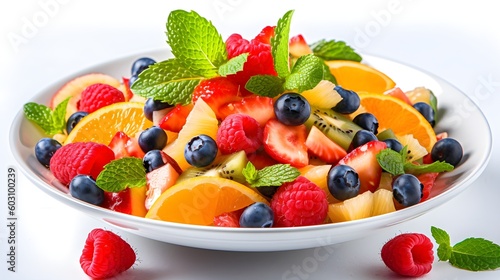 Fruit salad with berries