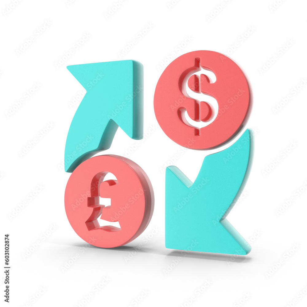 Obraz premium Money exchange icon