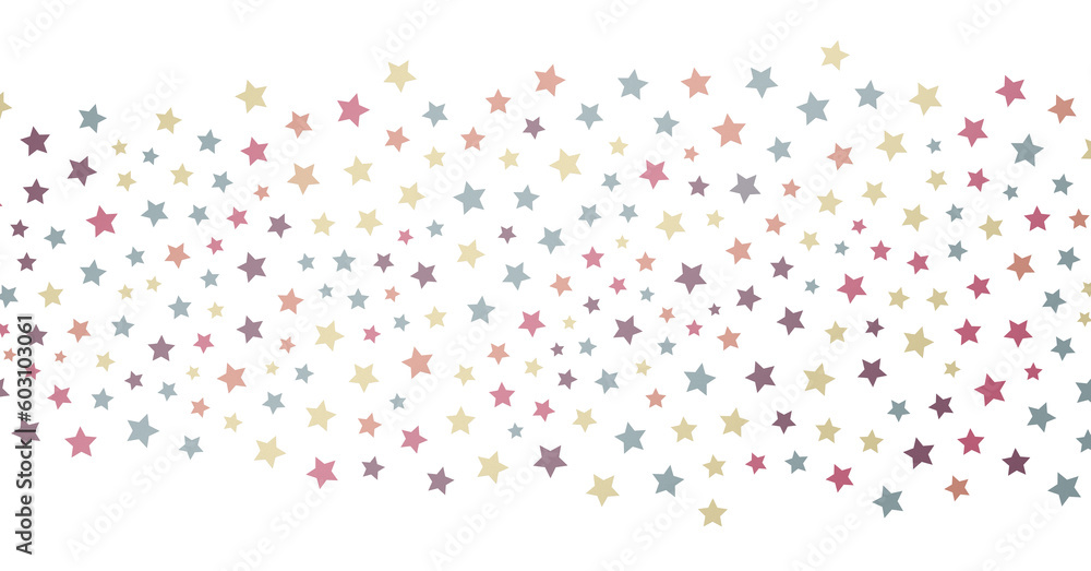 colorful stars background, sparkle lights confetti falling. magic shining Flying christmas stars on night  png transparent