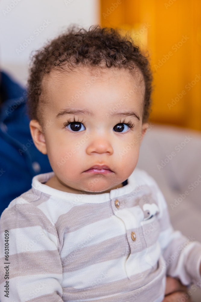 Cute little latin boy looking at camera Cute little latin boy looking at camera