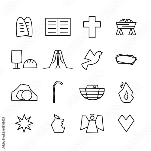 icons on Christian themes, bible icons