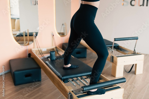 woman doing fitness exercise